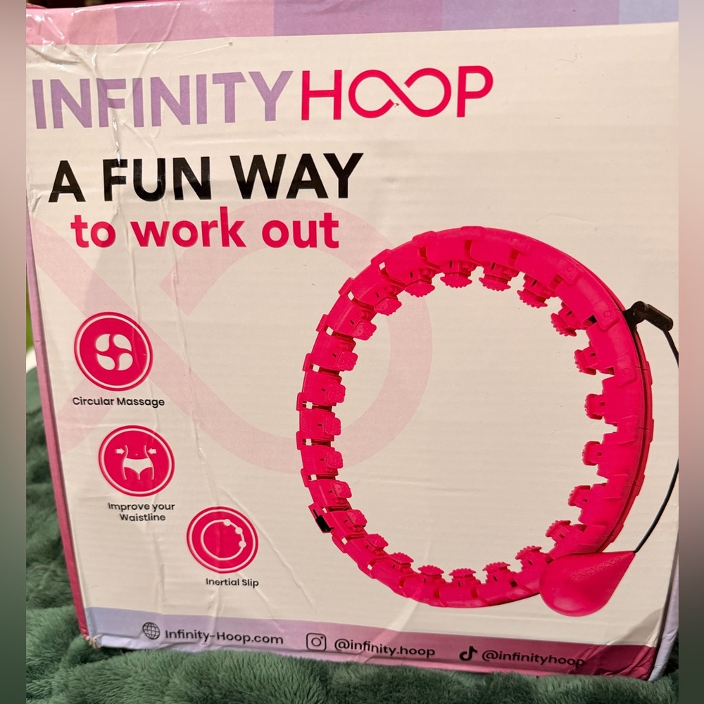 Infinity Hoop Fitness Hula Hoop | Waist Trainer Workout